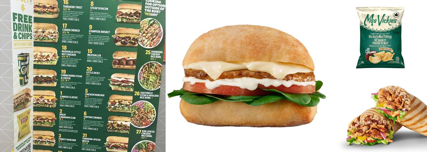 Subway Menu
