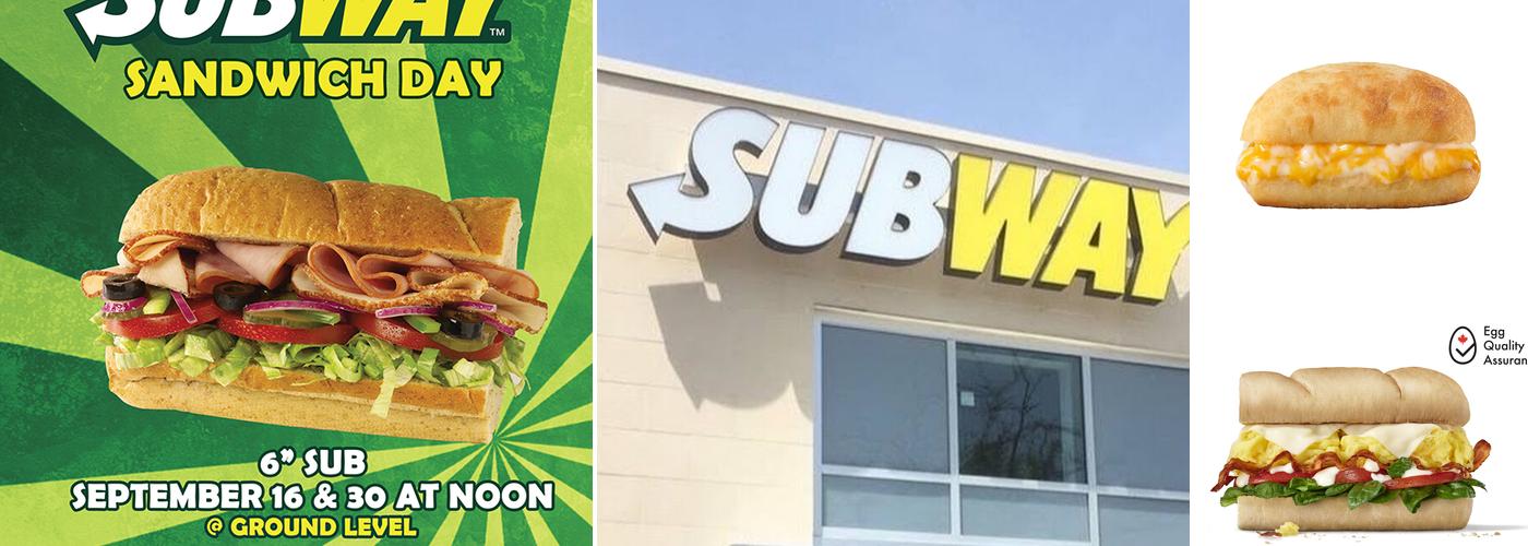 Subway Menu