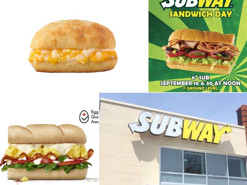 Subway Menu