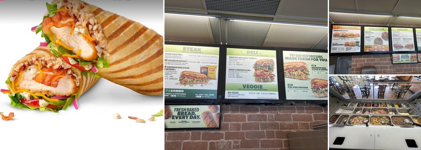 Subway Menu
