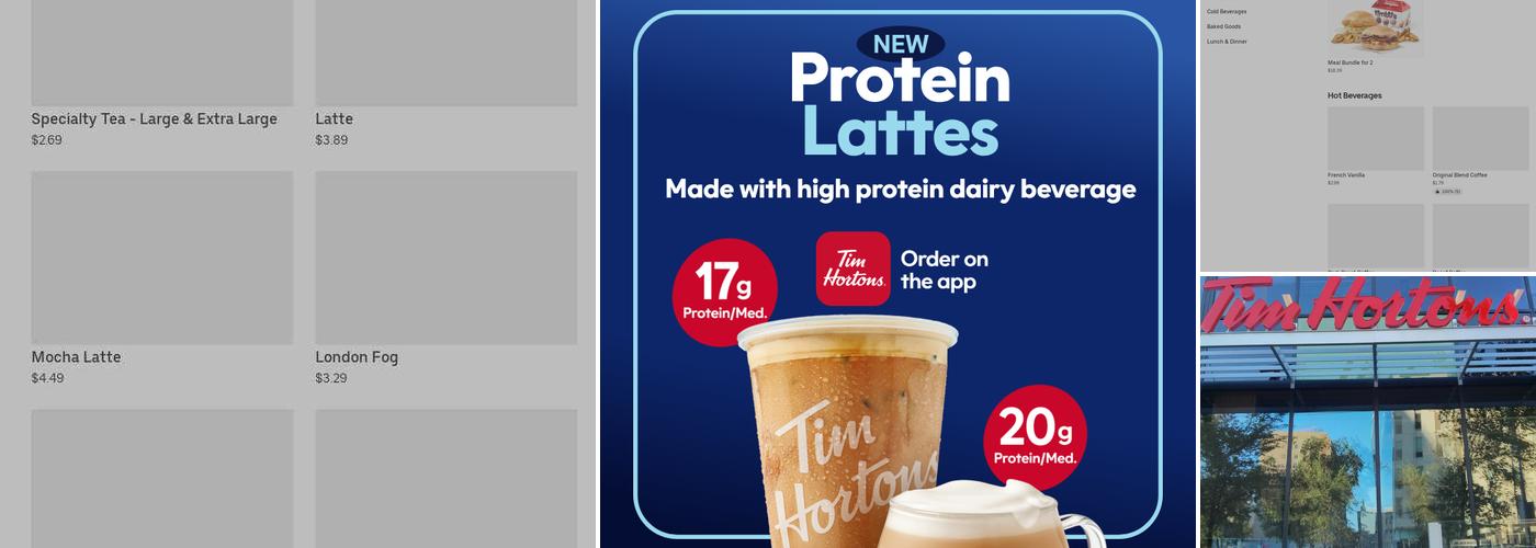 Tim Hortons Menu