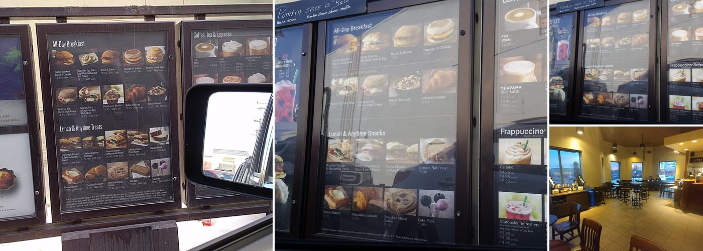 Starbucks Coffee Company Menu