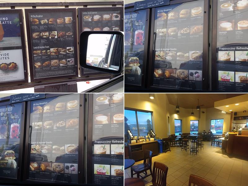 Starbucks Coffee Company Menu