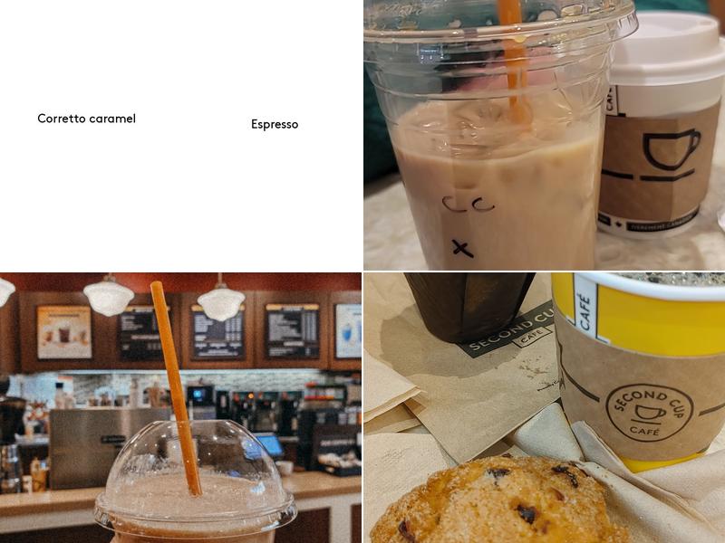 Second Cup Café Menu