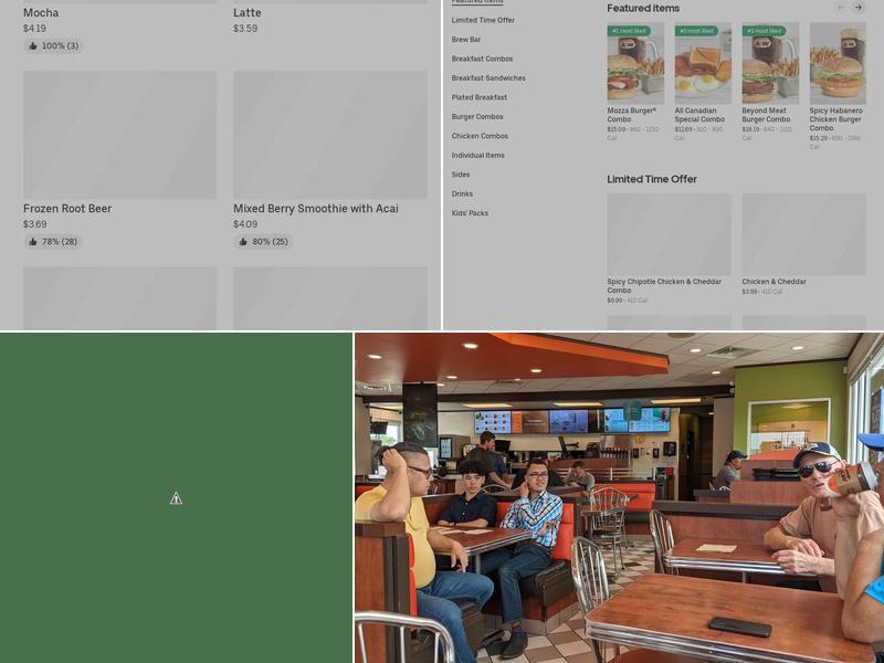 A&W Canada Menu