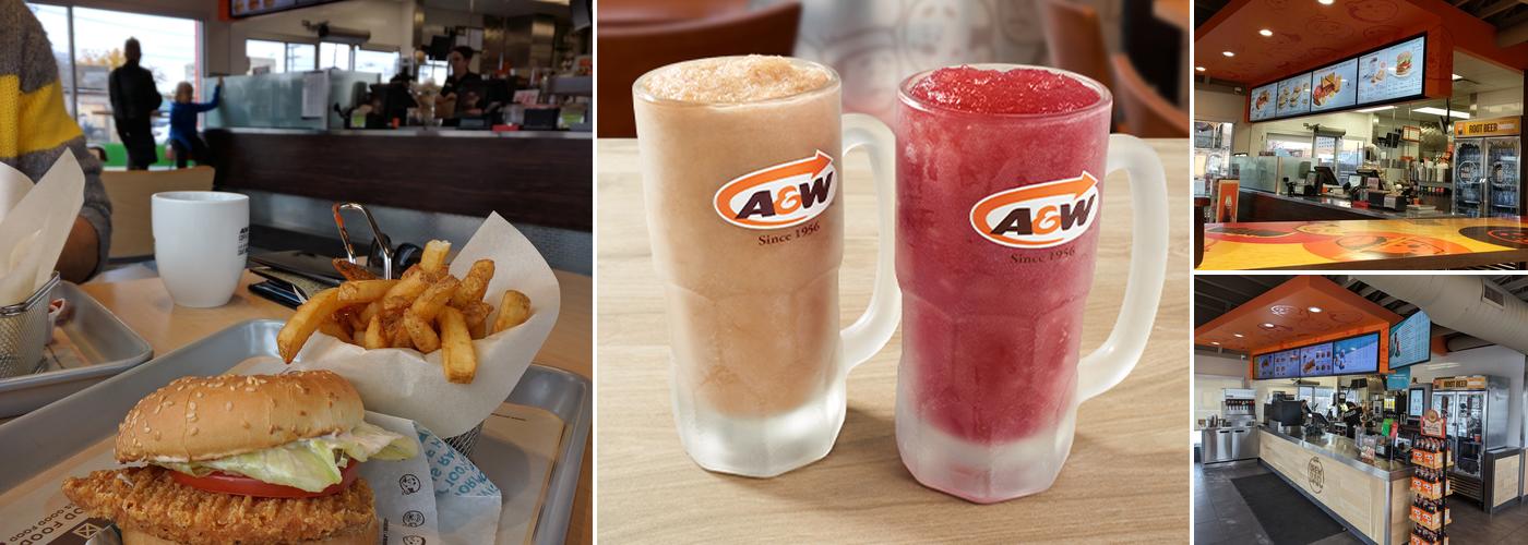 A&W Canada Menu