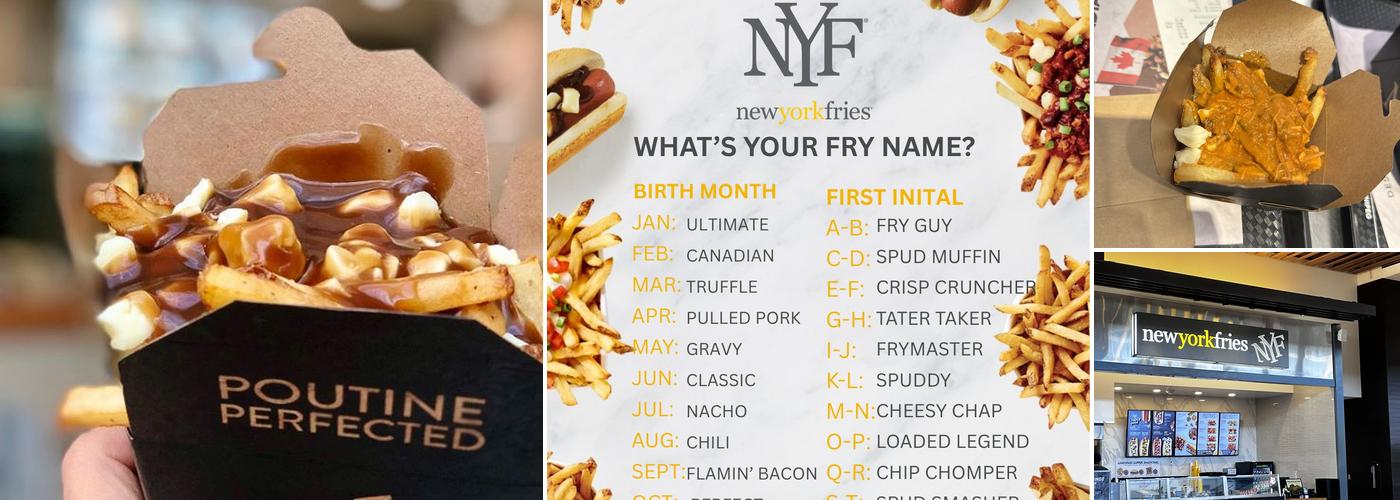 New York Fries Winnipeg Outlet Collection Menu