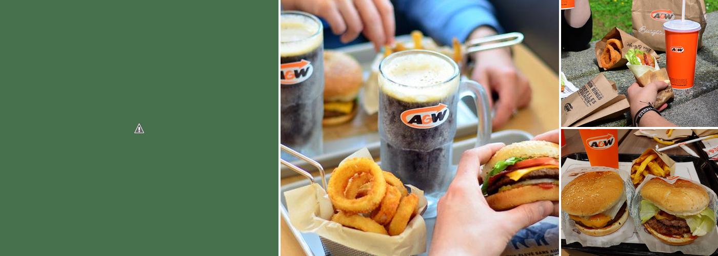 A&W Canada Menu