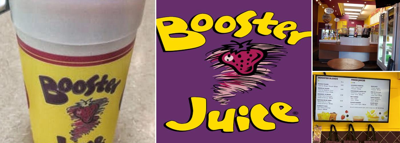 Booster Juice Menu