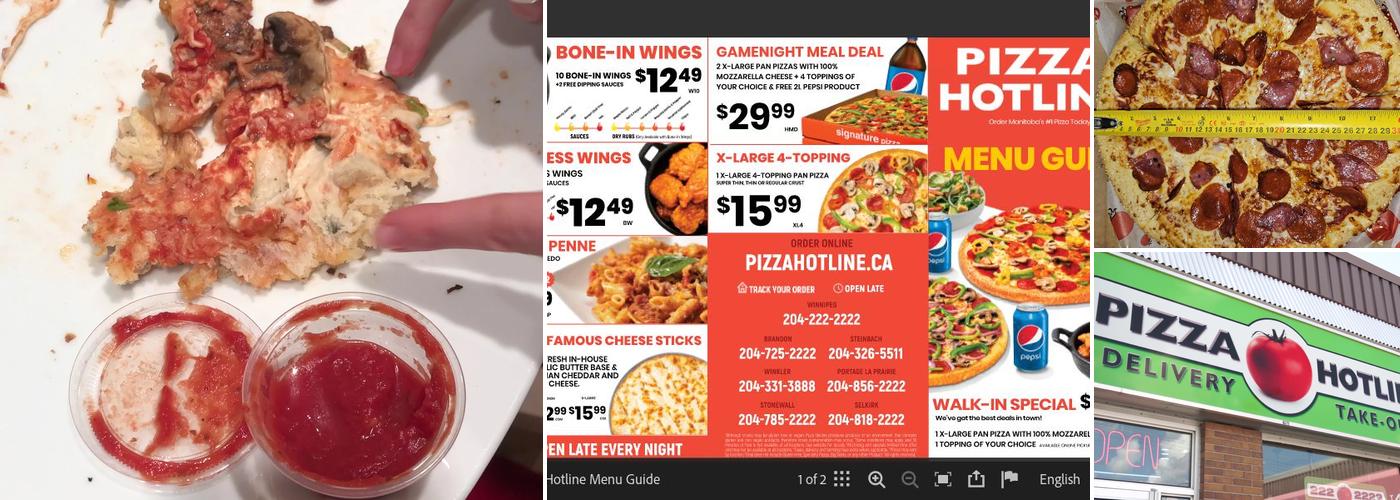 Pizza Hotline Menu