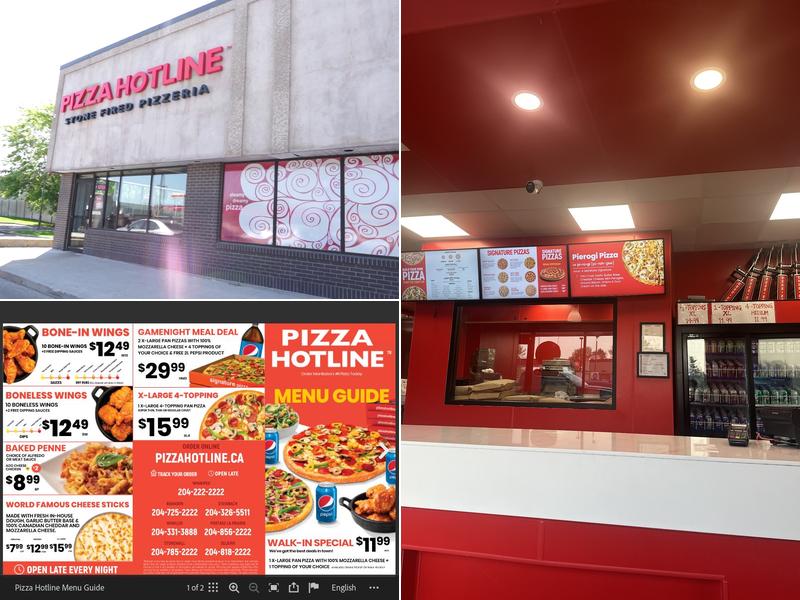 Pizza Hotline Menu