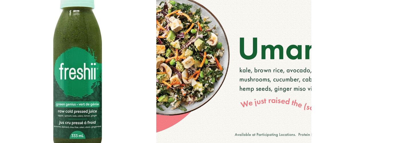 Freshii Menu