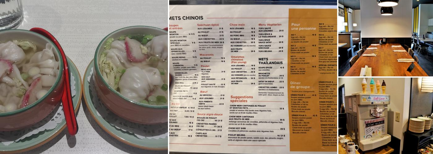 Restaurant L'Oriental Menu