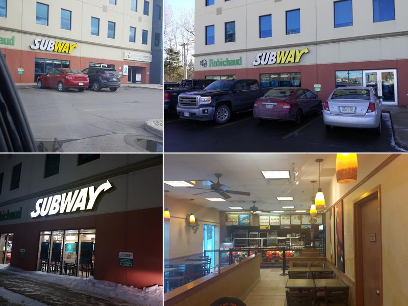 Subway 1040 Champlain St, Dieppe