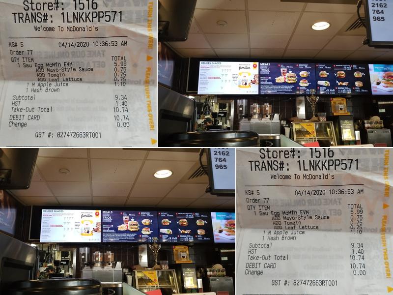 McDonald's Menu