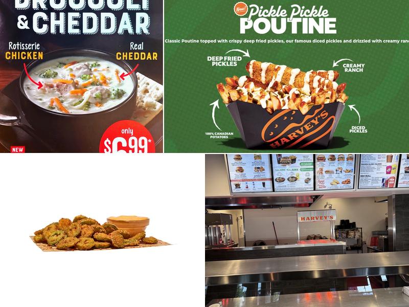 Harvey's Menu