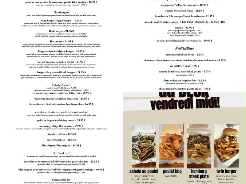 Le Deck Menu