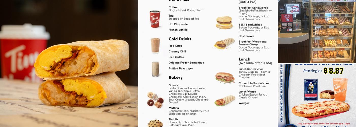 Tim Hortons Menu