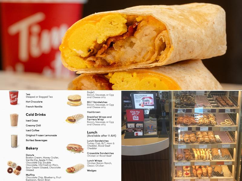 Tim Hortons Menu