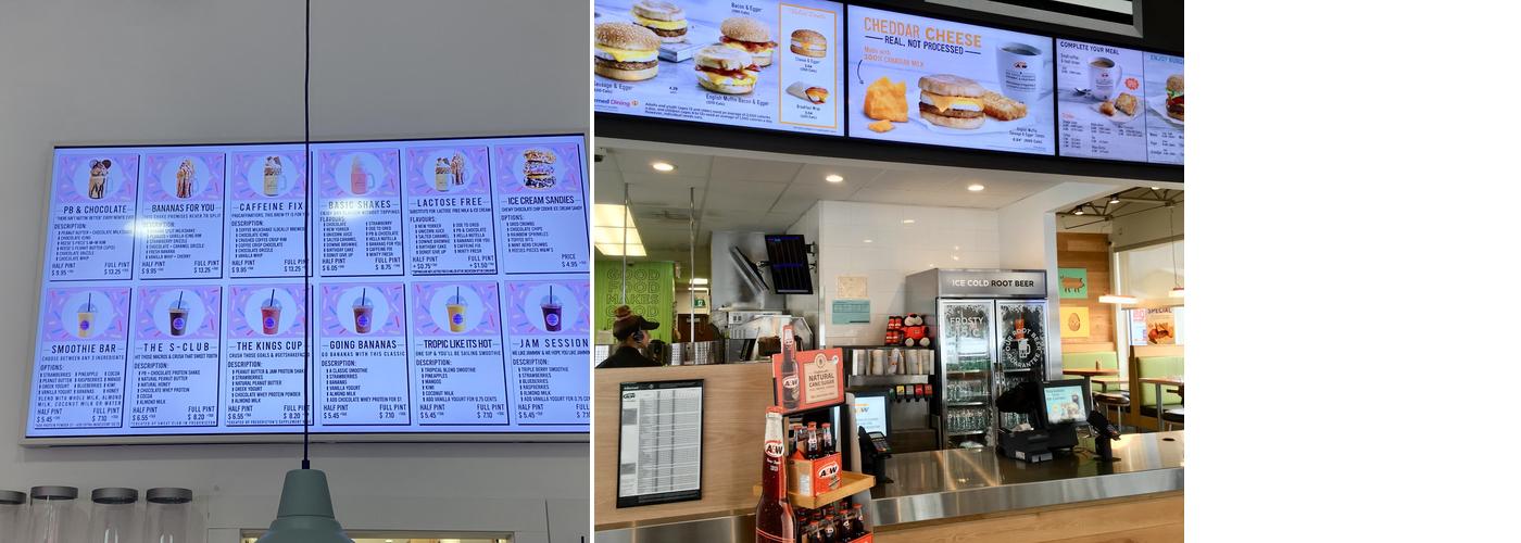 A&W Canada Menu