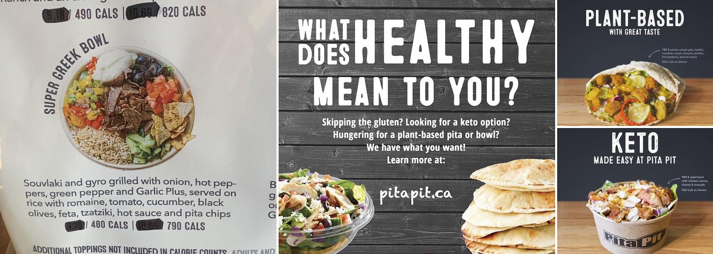 Pita Pit Menu