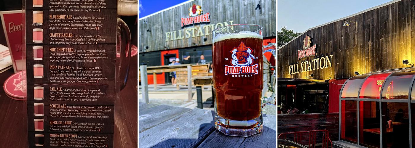 Pump House Fill Station Menu