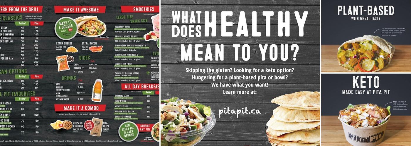 Pita Pit Menu