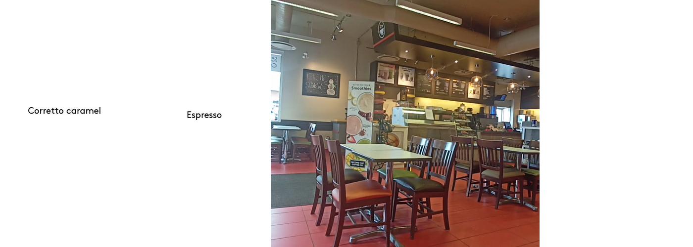 Second Cup Café Menu