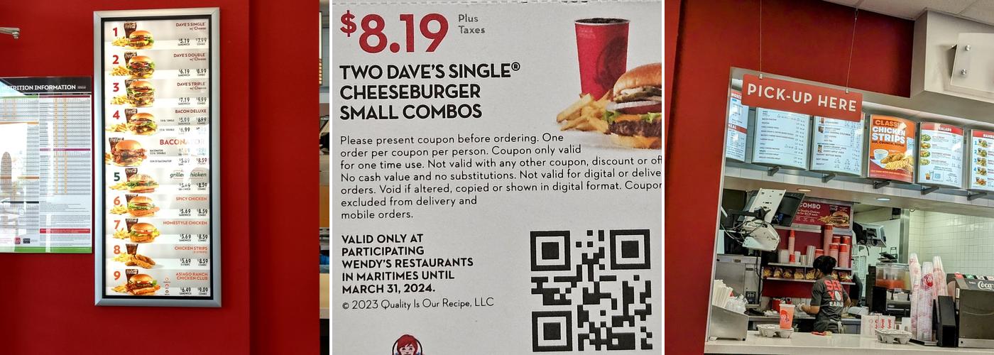 Wendy's Menu