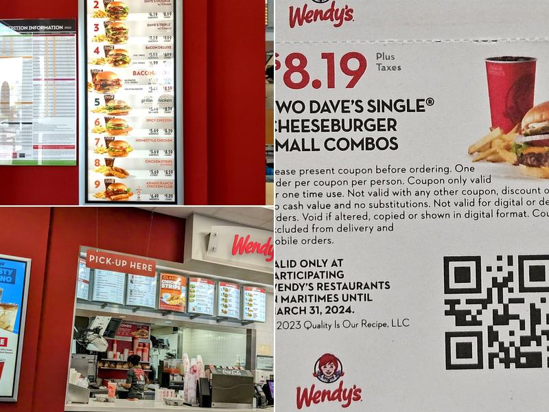 Wendy's Menu