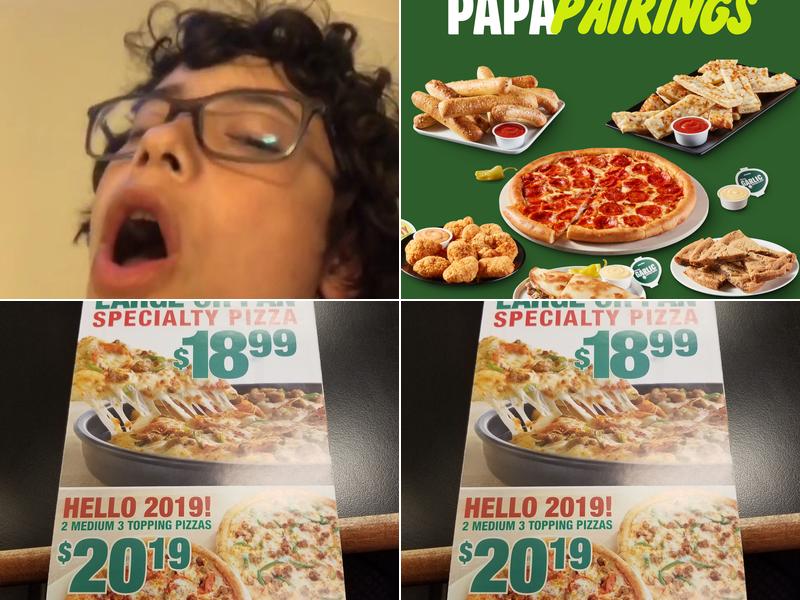 Papa John's Pizza Menu
