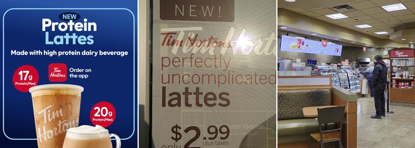 Tim Hortons Menu