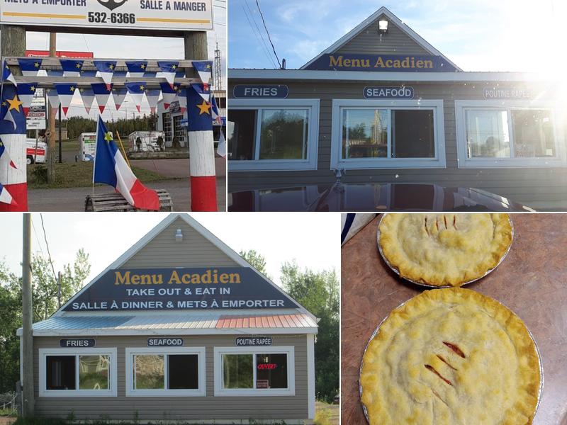 Menu Acadien