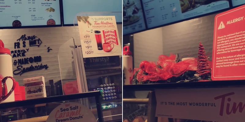 Tim Hortons Menu