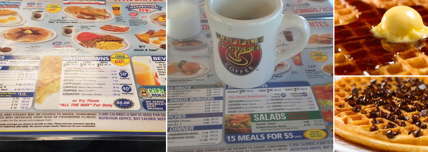 Waffle House Menu