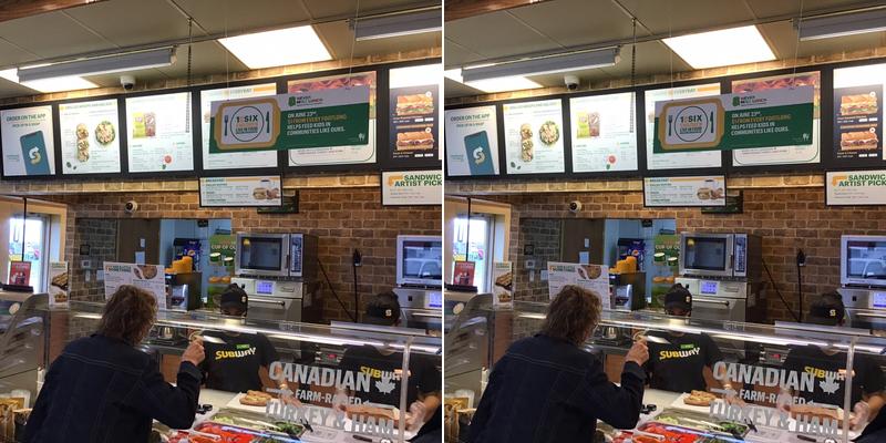 Subway Menu