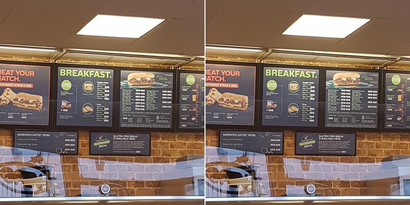 Subway Menu