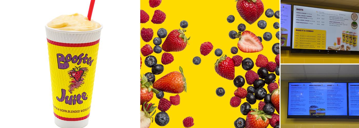 Booster Juice Menu