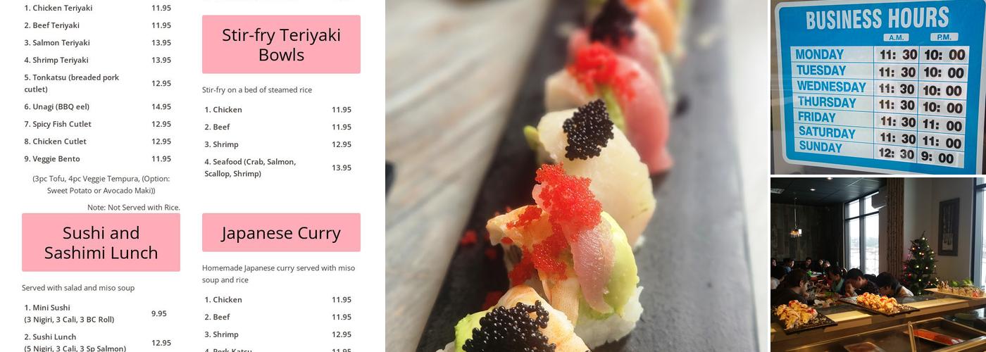 Sushi Nami Royale (Bedford) Menu