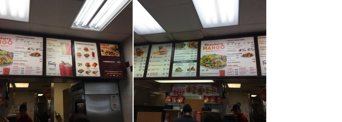 Wendy's Menu