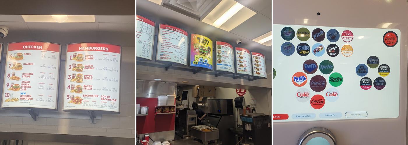 Wendy's Menu