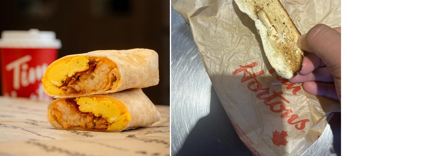 Tim Hortons Menu