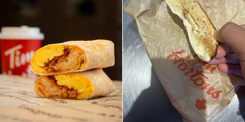 Tim Hortons Menu