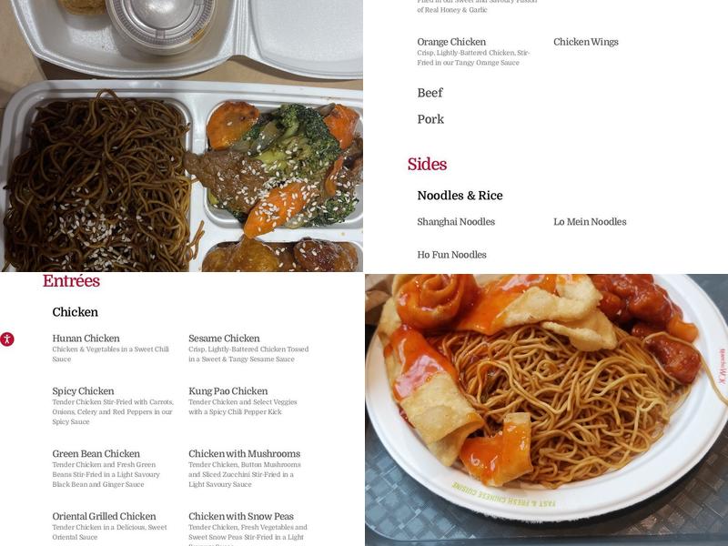 Manchu Wok Menu