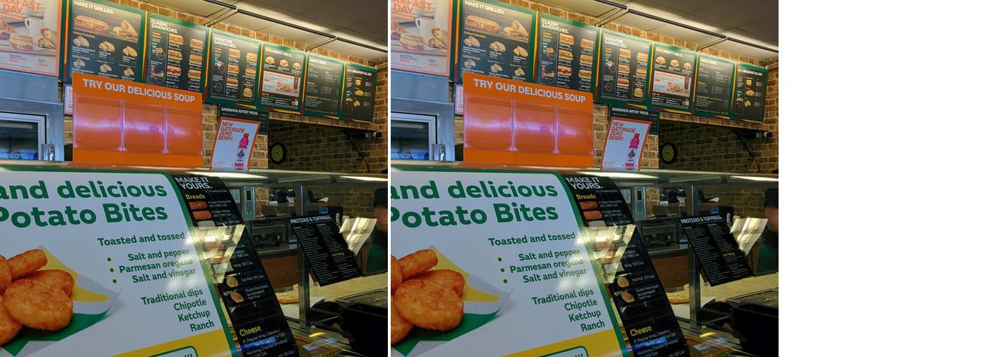 Subway Menu