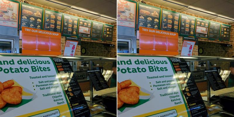 Subway Menu