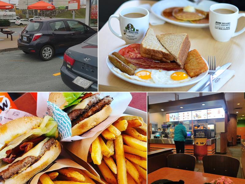 A&W Canada Menu