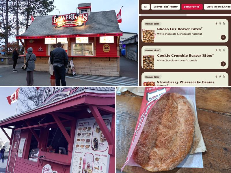 BeaverTails Halifax Waterfront Menu