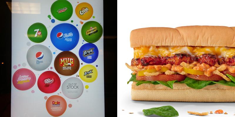 Subway Menu