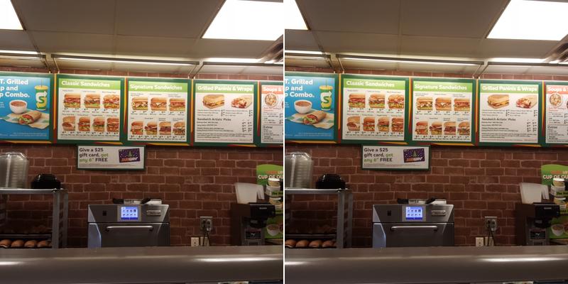 Subway Menu